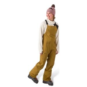 NWT Flylow Foxie Bibs in “Rye”